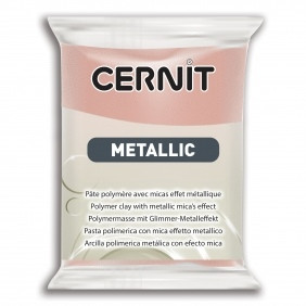 CERNIT METALLIC, modelirna masa, Pink Gold (052), 56 g