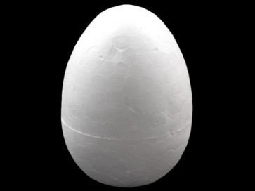 stiropor jajce 7x11 cm (višina: 11 cm), 1 kos