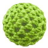 volnene-plastične perle, okrogle 20 mm, zelene, 1 kos