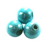plastične "čudežne" perle 6 mm, blue, 10 kos