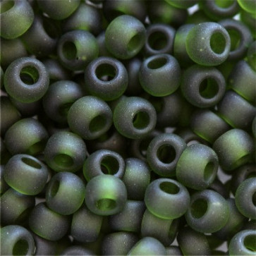 toho perle 3 mm, frosted olivine, 25 gr