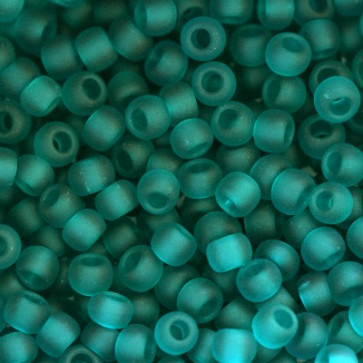 toho perle 2 mm, frosted teal, 25 gr