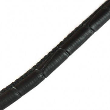 EKO usnjena vrvica 5 mm, črna, 1 m