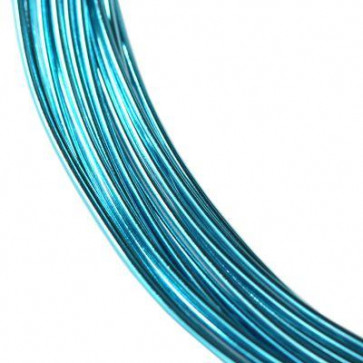 alu barvna žica za oblikovanje, 0.8 mm, modra, dolžina: 5 m