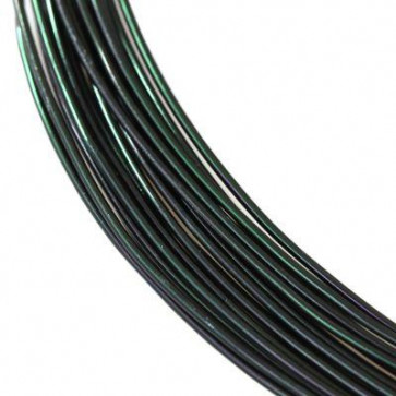 alu barvna žica za oblikovanje, 0.8 mm, črna, dolžina: 5 m
