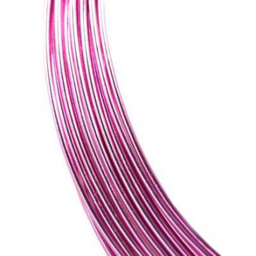alu barvna žica za oblikovanje, 0.8 mm, pink, dolžina: 5 m