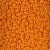 EFCO steklene perle 2,6 mm, oranžne, neprosojne, 17 g