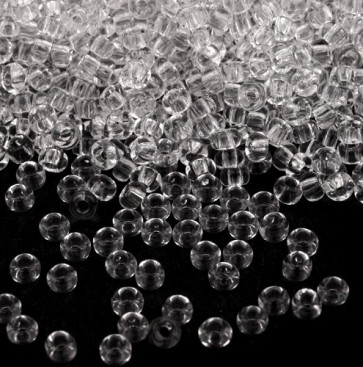 Rocailles perle 2,3 mm, transparent, 25 g