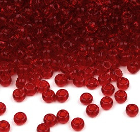 Rocailles perle 2,3 mm, carmine red, 25 g