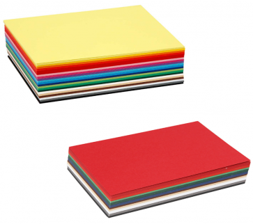 osnova za voščilnice/vabila - barvni papir 180 g, 148x210 mm (A5), mix - siva in črna, 1 kos