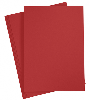 papir A4, rdeča b., 210x297 mm, 70 g, 1 kos