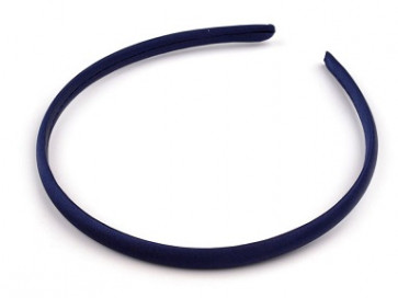 obroč za lase 1 cm, modre b., 1 kos