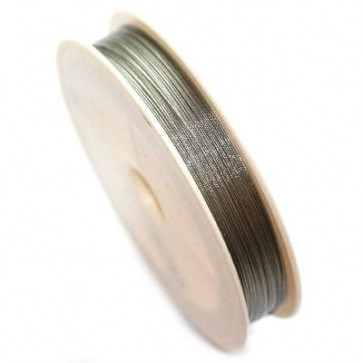 jeklena žica - zajla 0,38 mm, srebrna, dolžina: 85 m