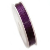 jeklena žica - zajla 0,38 mm, vijola, dolžina: 85 m