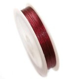 jeklena žica - zajla 0,38 mm, vijola-rdeča, dolžina: 85 m