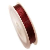 jeklena žica - zajla 0,45 mm, vijola-rdeča, dolžina: 85 m