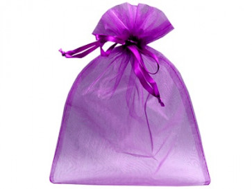 organza vrečke 20x26 cm, purpur, 1 kos