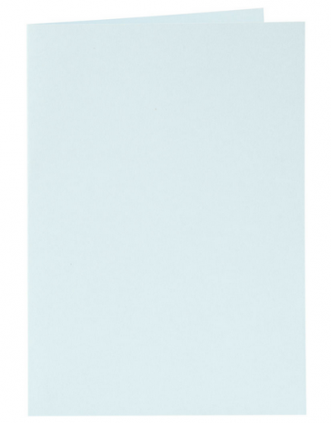 osnova za vabila, 10,5x15 cm, 210 g, pastelno modra b., 1 kos