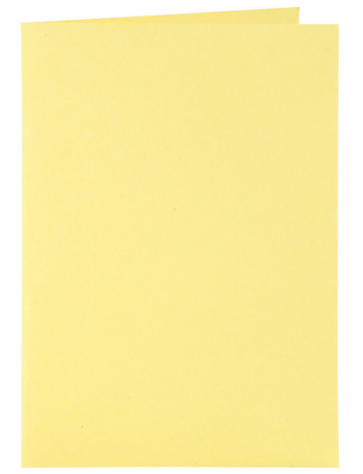 osnova za vabila, 10,5x15 cm, 210 g, pastelno rumena b., 1 kos