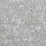 steklene perle 2 mm, prozorne, prosojne, 20 gr