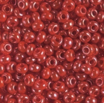 EFCO steklene perle 2,6 mm, rdeče, opalne, 17 g