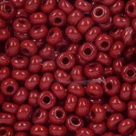 EFCO steklene perle 3,5 mm, neprosojne, temno rdeče barve, 17 g