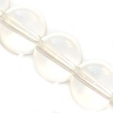 steklene perle 10 mm, prozorne, 1 niz - 32 cm