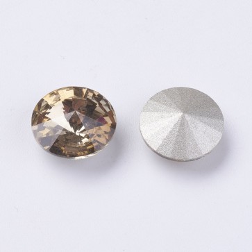 steklene perle brez luknje 5x3 mm, kamenčki, Light Colorado Topaz, 10 kos