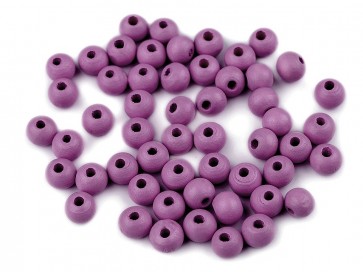 lesene perle okrogle 8 mm, "light violet” , 50 g (caa 300 kos)