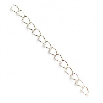 zaključek za ogrlico 3-5 cm, srebrne barve, 50 gr
