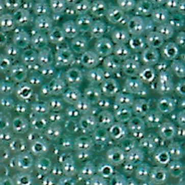 EFCO steklene perle 2,6 mm, metino zelene, opalne, 17 g