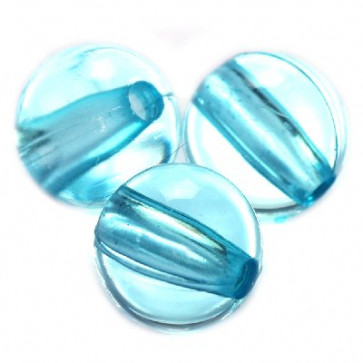 plastične perle, okrogle 8 mm, modre, 50 gr