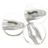 plastične perle, okrogle 10 mm, prozorne, 50 gr