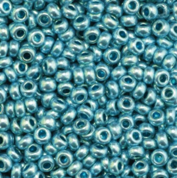EFCO steklene perle 2,6 mm, modre, kovinske barve, 17 g