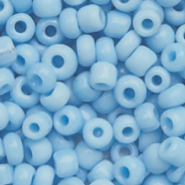 EFCO steklene perle 3,5 mm, neprosojne, svetlo modre barve, 17 g