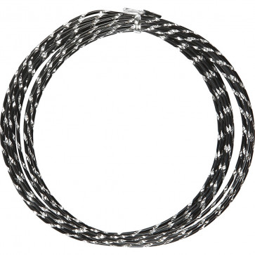 aluminijasta barvna žica za oblikovanje, 2 mm, črna - rezana, 7 m