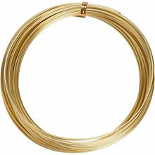 ALU barvna žica za oblikovanje, 2 mm, dolžina: 10 m, zlata