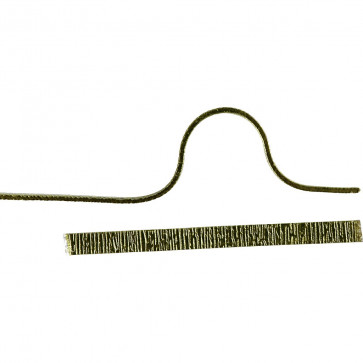 alu barvna žica za oblikovanje - ploščata, širina: 3.5 mm, debelina: 0.5 mm, zelena, 4.5 m