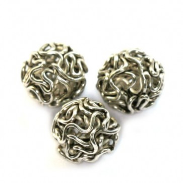 kovinske perle, dekorativne, 8 mm, 1 kos