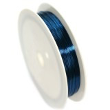 barvna žica za oblikovanje, 0,4 mm, dolžina: 17 m, modra