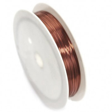 barvna žica za oblikovanje, 0,25 mm, dolžina: 30 m, rjava
