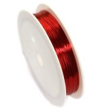 barvna žica za oblikovanje, 0,6 mm, dolžina: 7 m, rdeča