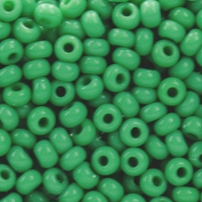 EFCO steklene perle 3,5 mm, neprosojne, zelena barve, 17 g