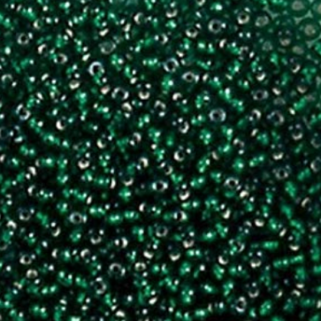 EFCO steklene perle 3,5 mm, prosojne, listno zelene barve, 17 g