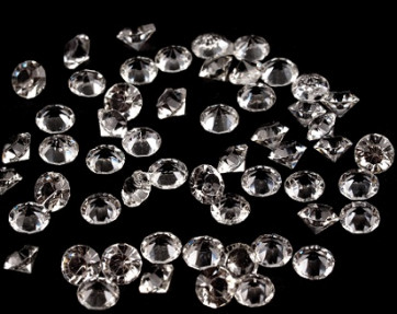 kamenčki 3,8-4 mm, crystal, 10 g (cca 900 kos)