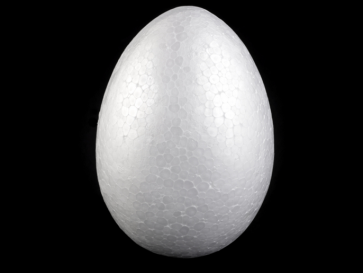 stiropor jajce 14x20 cm (višina: 20 cm), 1 kos