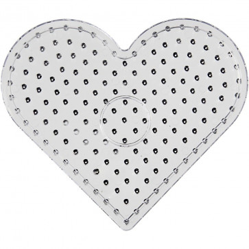 plošča za hama perle 10x10 mm - srce 17x15.5 cm, 1 kos