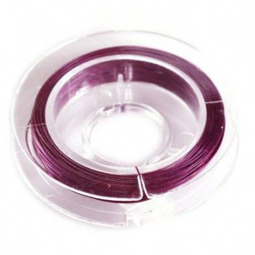 jeklena žica - zajla 0,45 mm, vijola, dolžina: 9 m