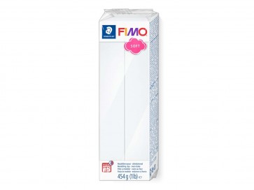 FIMO SOFT modelirna masa, bela 454g