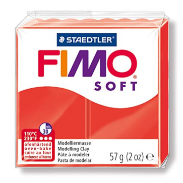 FIMO SOFT modelirna masa, indijansko rdeča (24), 57 g 